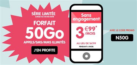 Le forfait 50 Go de NRJ Mobile passe à 3 99 euros