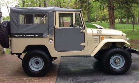 1969 Toyota Fj40 Land Cruiser Fst Rare Factory Soft Top