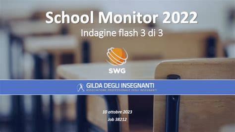 Gilda Degli Insegnanti Sindacato Ricerca Swg Per Gilda Degli