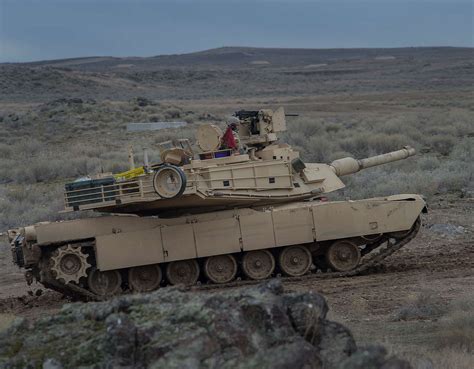 M1A2 Abrams Panzer Einer Kompanie 2 116 Kavalleriebrigade U S