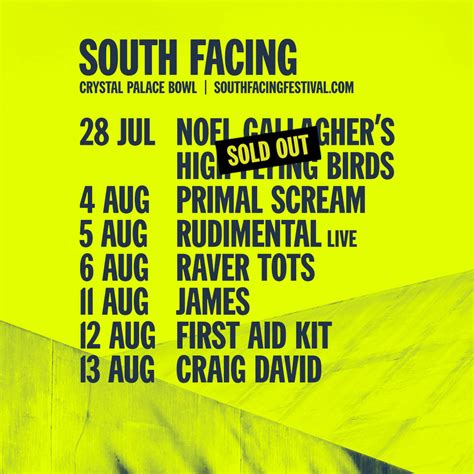 South Facing Festival Unveils Its Full Line Up For