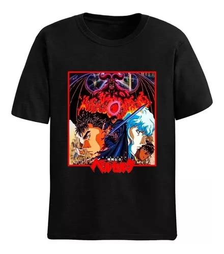 Camiseta Basica Anime Berserk Poster Coração Devil Unissex