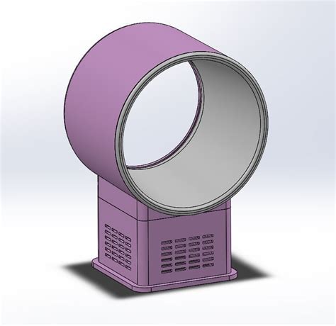 Bladeless Desktop Fan Air Multiplier 3d Printable Model