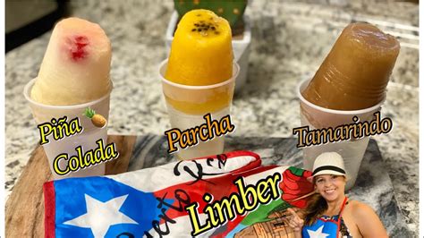 Limber De Puerto Rico~limber De Piña Colada~limber Parcha~limber Tamarindo~puerto Rican Ice