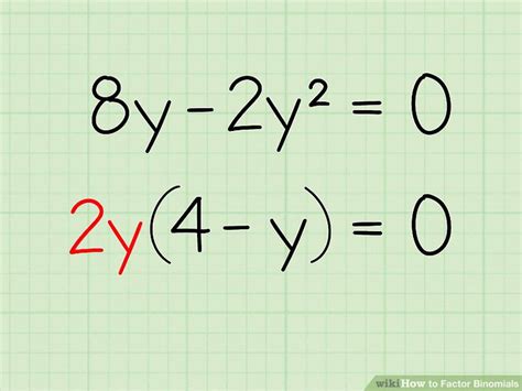 How To Factor Binomials With Pictures Wikihow