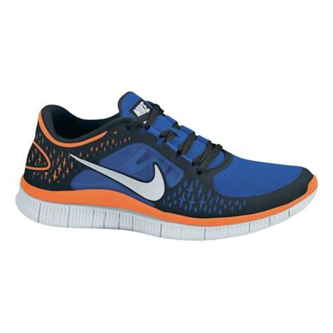 Mens Nike Free Run 3 Running Shoe Blueorange 95 Blue Shoes