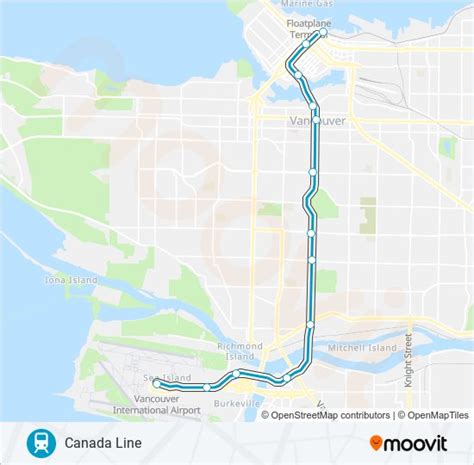 Vancouver Canada Line Map - Infoupdate.org