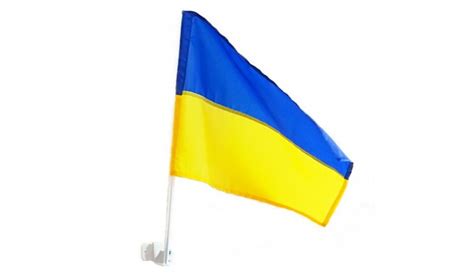 Прапорець України на автофлагштоке з нейлону - магазин прапорів ПРАПОРЕЦЬ