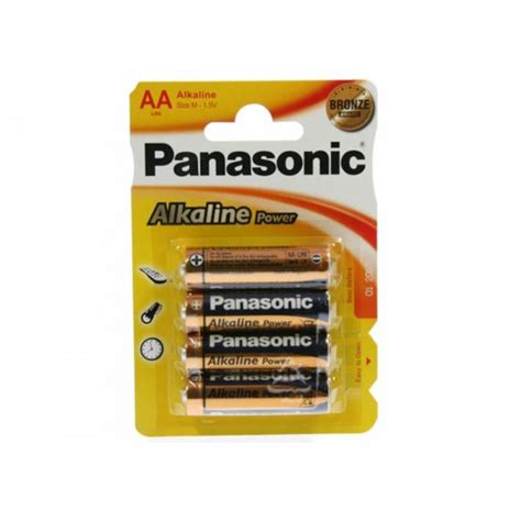 PANASONIC PACK 4 PILAS ALCALINAS AA LR06