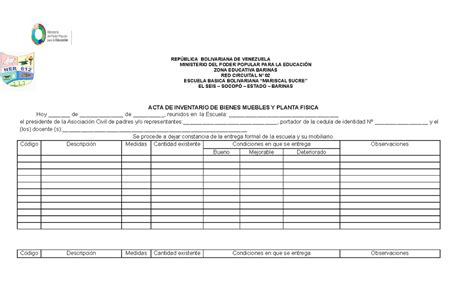 Top Imagen Modelo De Acta De Inventario Fisico Abzlocal Mx