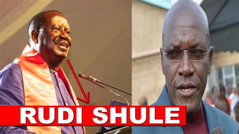 MJINGA RUDI SHULE Listen What Angry Raila Odinga Told Ruto Point