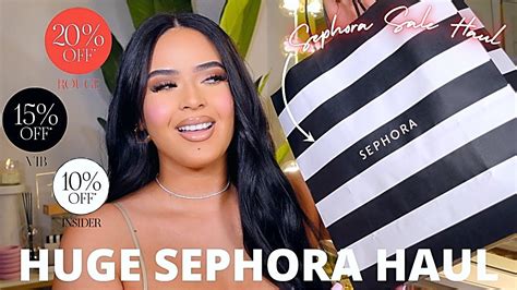 Huge Sephora Vib Sale Haul 2023 Viral Makeup Body Care Spring Fragrance You Need 😍 Youtube