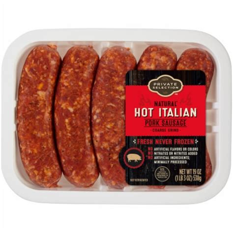 Private Selection Hot Italian Pork Sausage 19 Oz Kroger