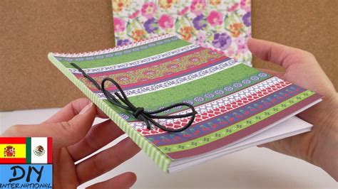 Diy Cuaderno Libreta Haz Tu Propio Cuaderno Youtube