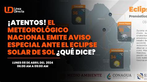 Atentos El Meteorol Gico Nacional Emite Aviso Especial Ante El