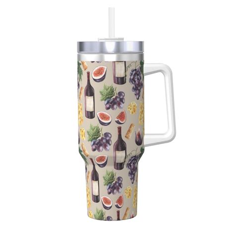 Rocae Glasses Of Red Wine For OZ Ice Bully With Handle Keeps Drinks Hot Or Cold For Hours