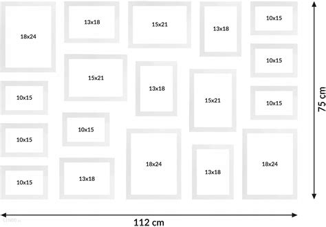 Ramka tradycyjna Zestaw Ramek Na Zdjęcia Galeria Foto Multirama 18