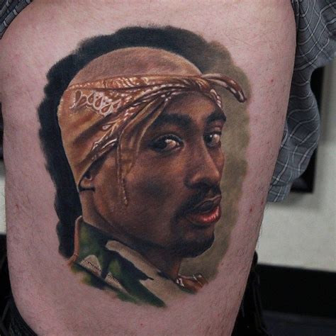 Portrait Tupac Tattoo Best Tattoo Ideas Gallery Tupac Tattoo Pac