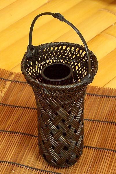 Take To Takebamboo Yokoyama Bamboo Products And Co Flower Vases Black