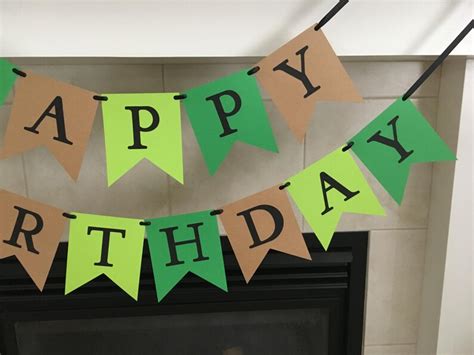 Happy Birthday Banner Boy Birthday Banner Birthday | Etsy