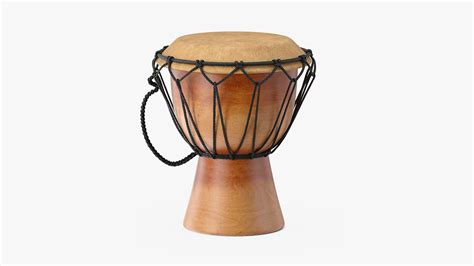 Djembe Drum D Model Ds Blend C D Fbx Max Ma Lxo Obj