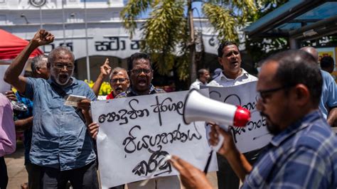 Sri Lanka Imposes Emergency Ahead Of Key Vote For President