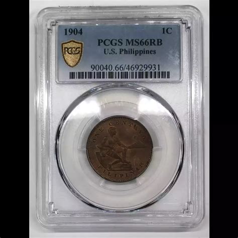 Us Philippines Bronze Centavo Pcgs Ms Rb Old Pueblo Coin