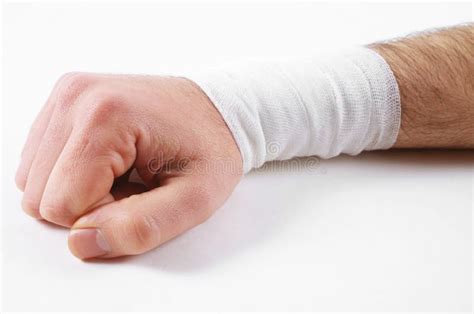 Male Hand With Bandage Stock Photo Image Of Doctor Health 69666356