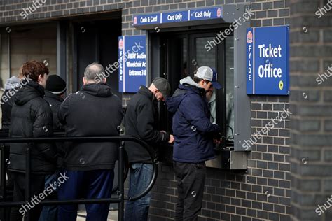 Fans Buy Tickets Ahead Game Editorial Stock Photo Stock Image