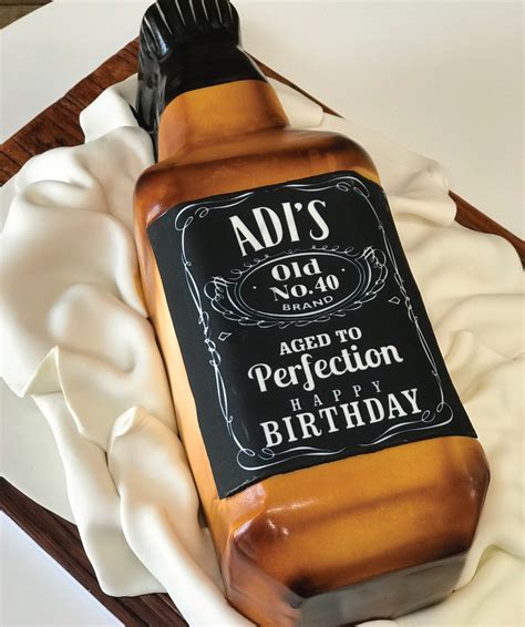 Jack Daniels Bottle Cake