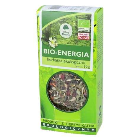 Dary Natury ekologiczna herbatka Bio Energia 50 g skład cena