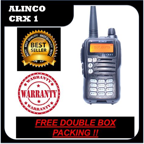 Jual SALE HT ALINCO DJ CRX1 Garansi 1 Tahun Servis Single Band VHF