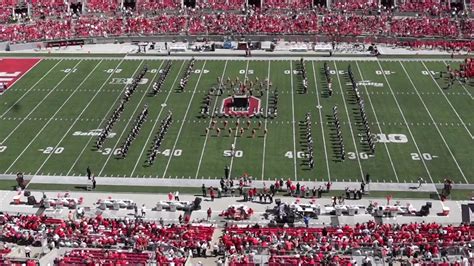 Watch the formations: Ohio State Marching band show in 60 seconds