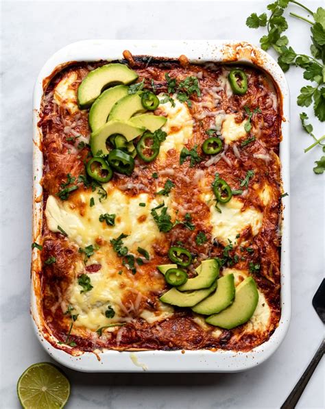 Vegetarian Enchilada Casserole The Last Food Blog