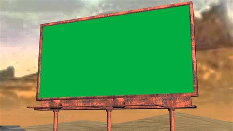 Free Green Screen Billboard With Motion 1 Free Use Youtube