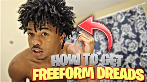 How To Get Start Freeform Dreads W Brush Or Towel Fastest Method Youtube