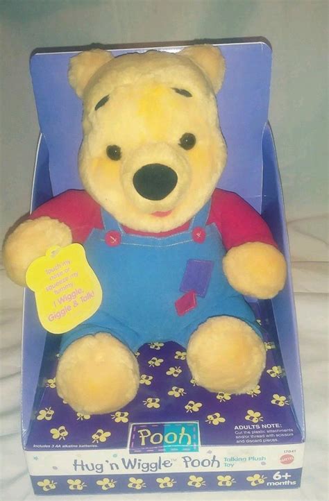 Hug N Wiggle Winnie The Pooh Talking Animated Plush Toy Disney Mattel