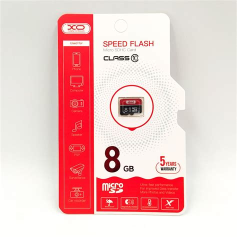 Карта памяти XO micro SD 8 Gb 10 Class цена купить в Украине connector