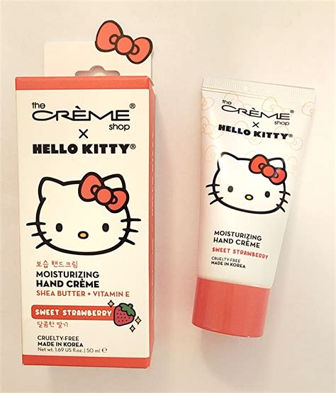 The Crème Shop X Hello Kitty Moisturizing Hand Creme Sweet Strawberry