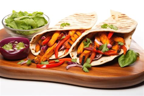 Premium Ai Image Pitta Kebab On White Background