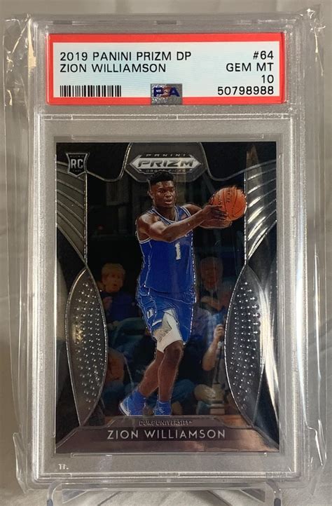 Panini Prizm Dp Zion Williamson Psa Myslabs