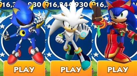 Sonic Dash Metal Sonic Mach Vs Silver Sonic Vs Dragonfire Sonic All