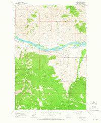 Map of Mc Donald, Sanders County, MT in 1964 | Pastmaps