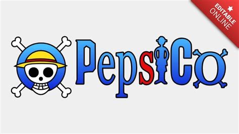 Pepsico Logo One Piece G N Rateur D Effet De Texte