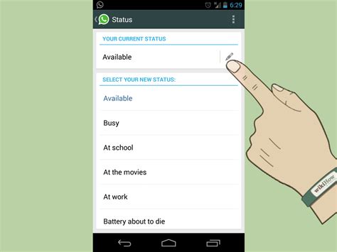 6 Ways To Change Your Status On Whatsapp Wikihow