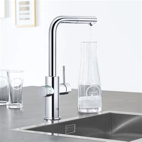 Grohe Blue Nouveau Home Robinetterie De Cuisine Avec Filtre Bec L