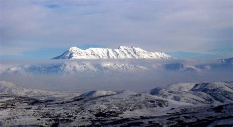 Mount Timpanogos from the Oquirrh Range : Photos, Diagrams & Topos ...