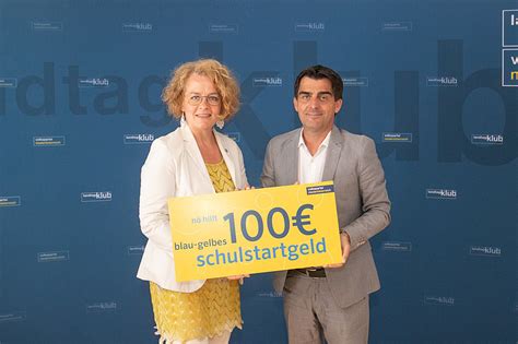 100 Euro Schulstartgeld für alle Schülerinnen und Schüler sowie