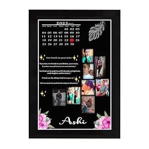 Yps Customized Photo Frames With Birthday Month Calendar Or Custom