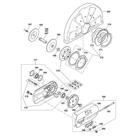 Cutting Device Protection Hood Assembly For Makita DPC6401 Disc Cutter